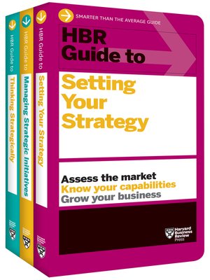 cover image of HBR Guides to Building Your Strategic Skills Collection (3 Books)
